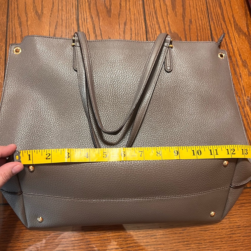 Lauren by Ralph Lauren grey large tote with detachable strap - Picture 11 of 16